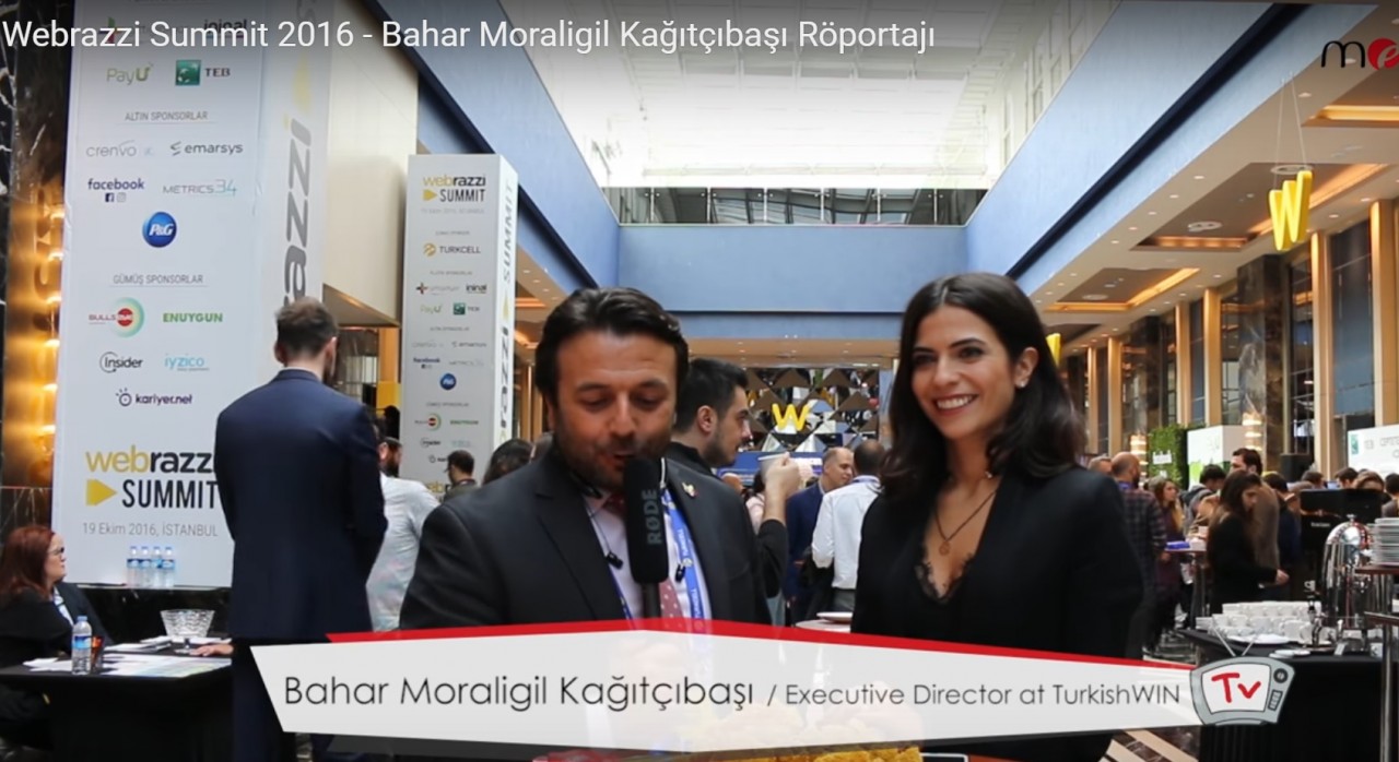 Webrazzi Summit 2016, Bahar Moraligil Kağıtçıbaşı Röportajı