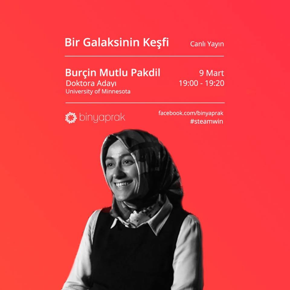 STEAMWIN Online Event: Burçin Mutlu Pakdil, Phd Candidate at Minesota University